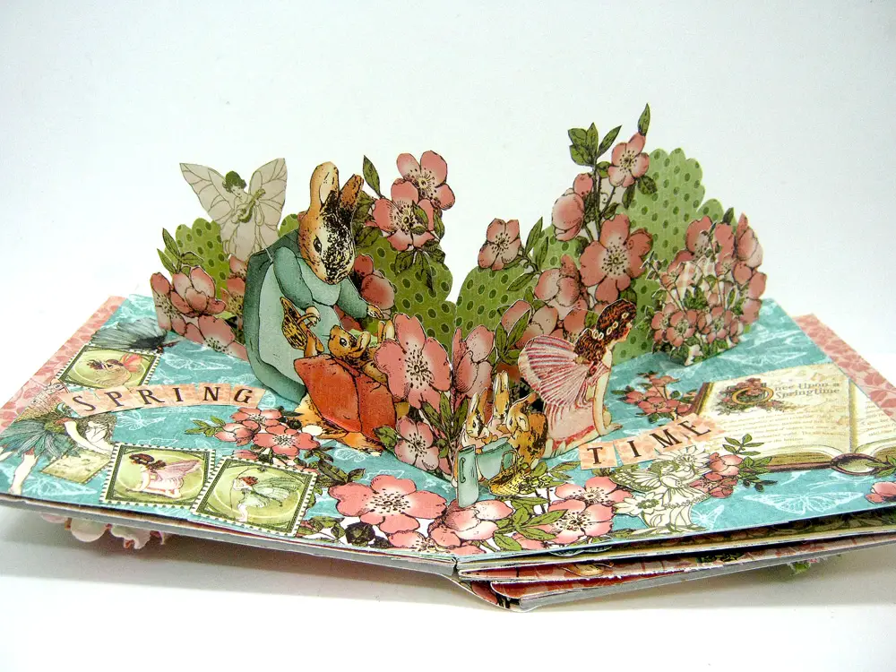 Pop Up Book With Graphic 45 Einat Kessler