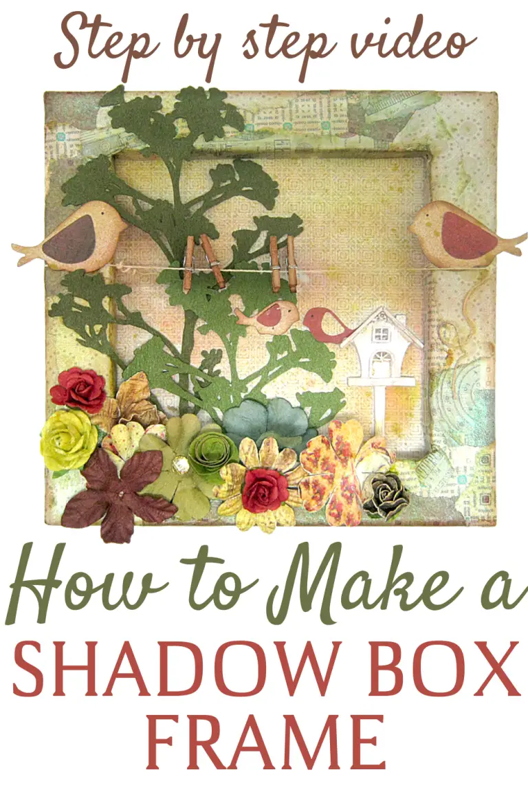 How to make a shadow box frame