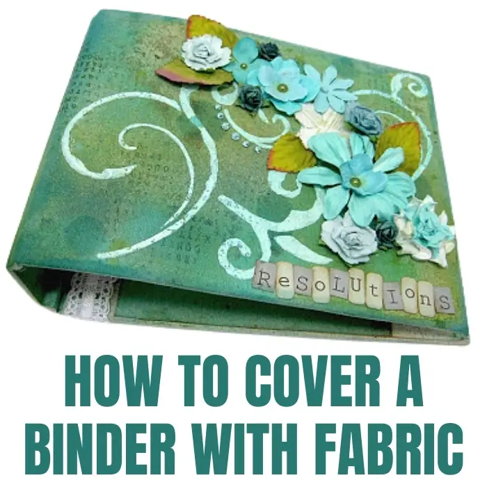 diy fabric binder cover