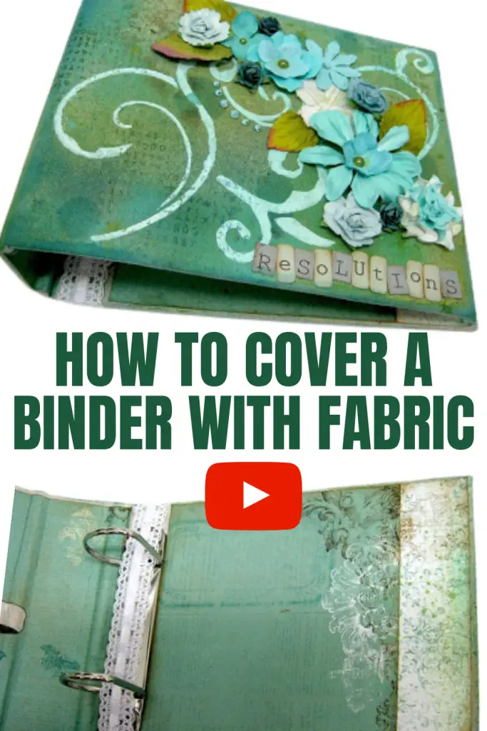 diy fabric binder cover