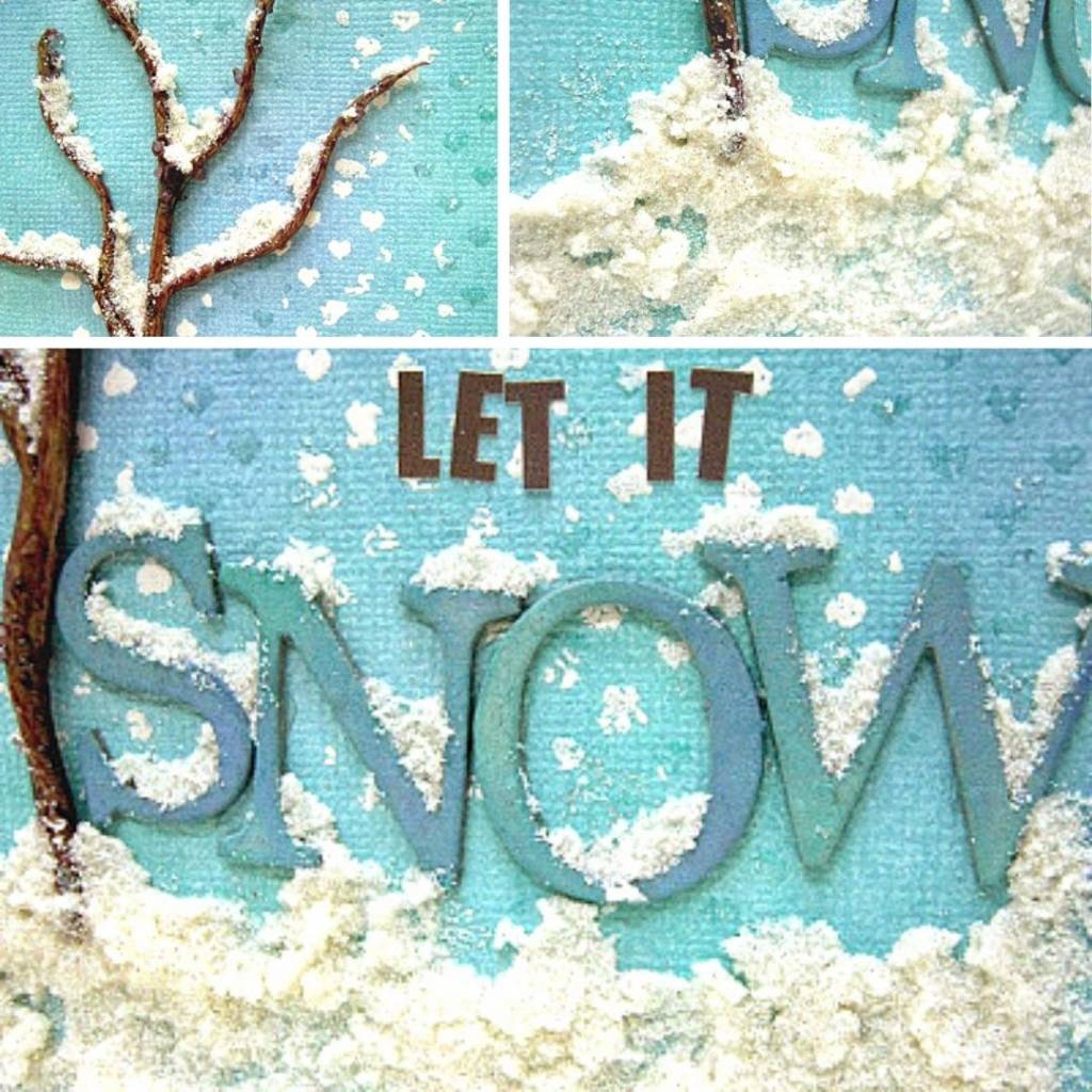Make Your Own Sparkle Snow ~ Recipe
