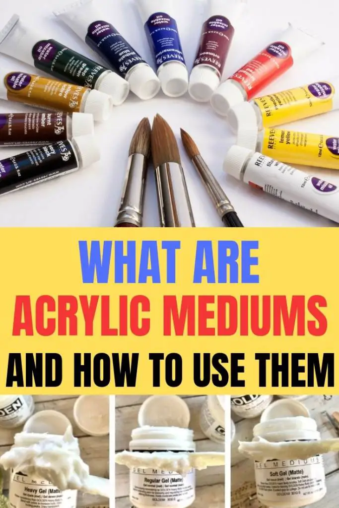 Guide to acrylic mediums and how to use them in mixed media