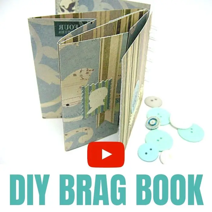 How to make a DIY brag book from one piece of paper and in 5 minutes