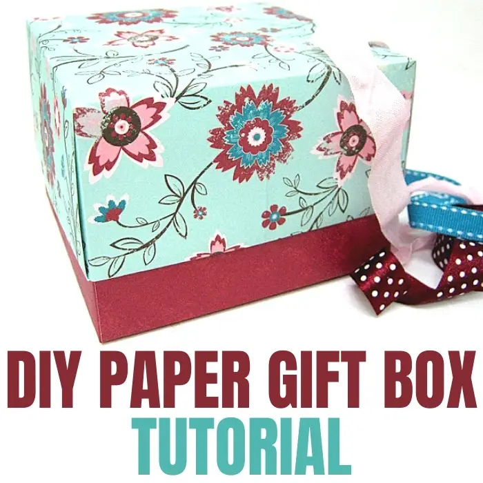 diy gift box with lid