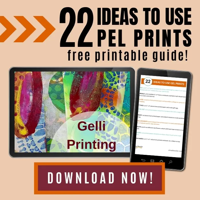 How to start gelli printing, 9 super easy steps · VickyMyersCreations
