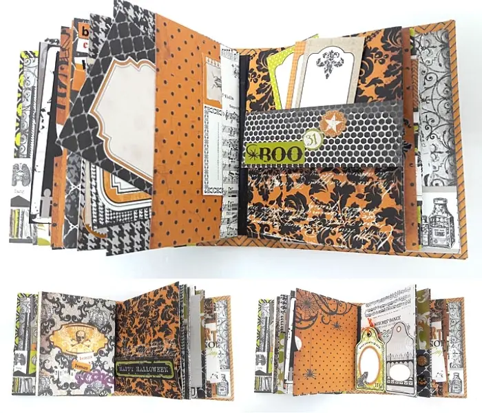 Interactive Flow Scrapbook Album – Scrap Booking