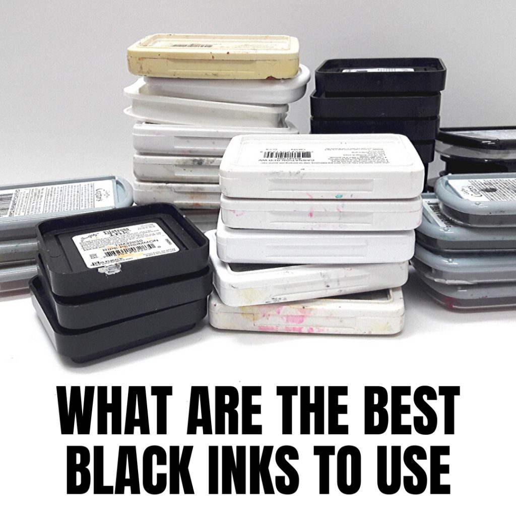 What black ink to use for the best stamping results