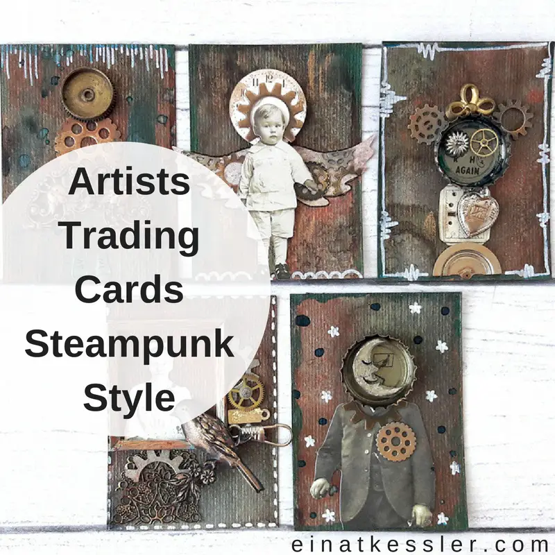 How I Make and Trade Artist Trading Cards - FeltMagnet