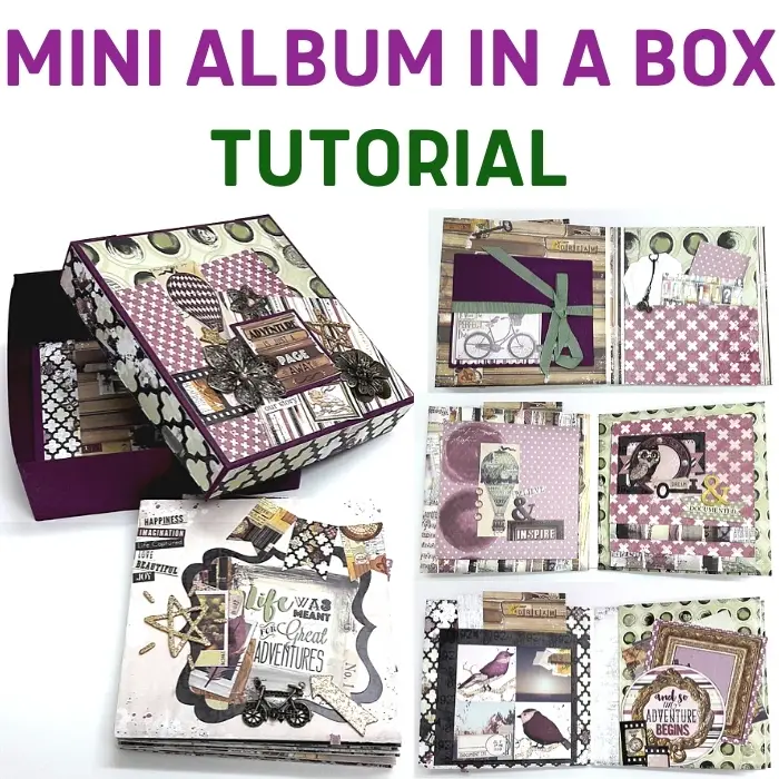 How To Make A Mini Album, DIY Accordion Mini Album