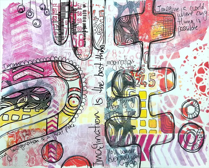 Printing on Tissue and Parchment Paper with Gelli Arts®