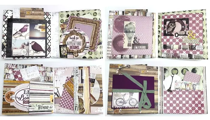 The Interactive Scrapbook mini album for recipes or memories. Just print  and add your own material > MyEBooth