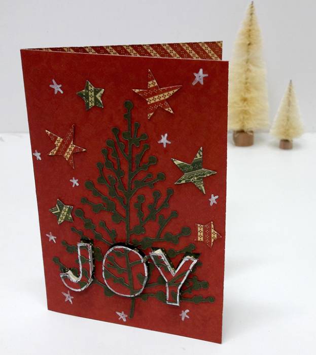 How To Use Die Cut Shapes In Handmade Christmas Cards How To Use Die Cut Shapes In Handmade Christmas Cards
