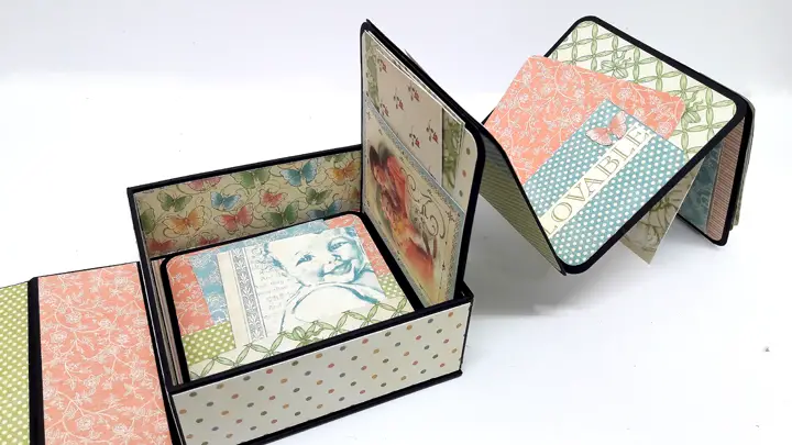 Tutorial  Folding Envelope Mini Album – Scrap Booking