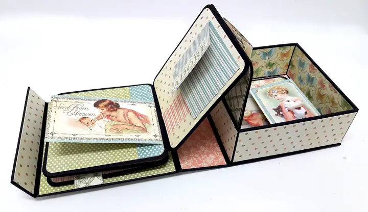 How To Make A Mini Album, DIY Accordion Mini Album, Mini Album, Paper  Crafts, @VENTUNOART ​, art, scrapbooking, handicraft, album, How To Make  A Mini Album