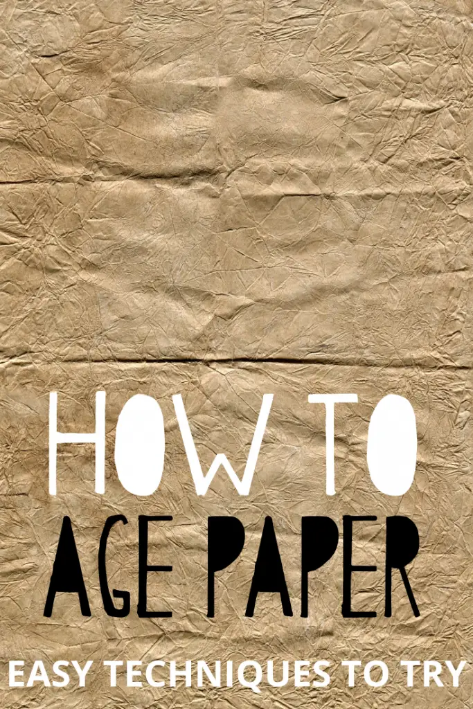 how to make a paper vintage