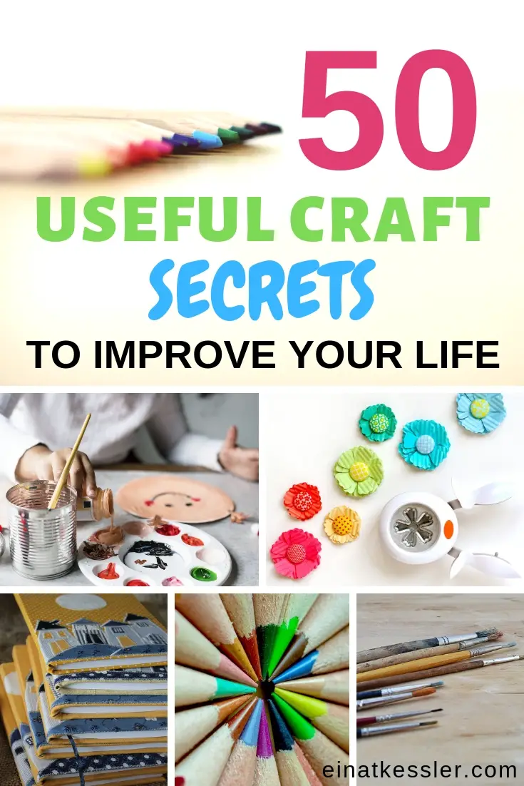 50 useful craft secrets photo collage