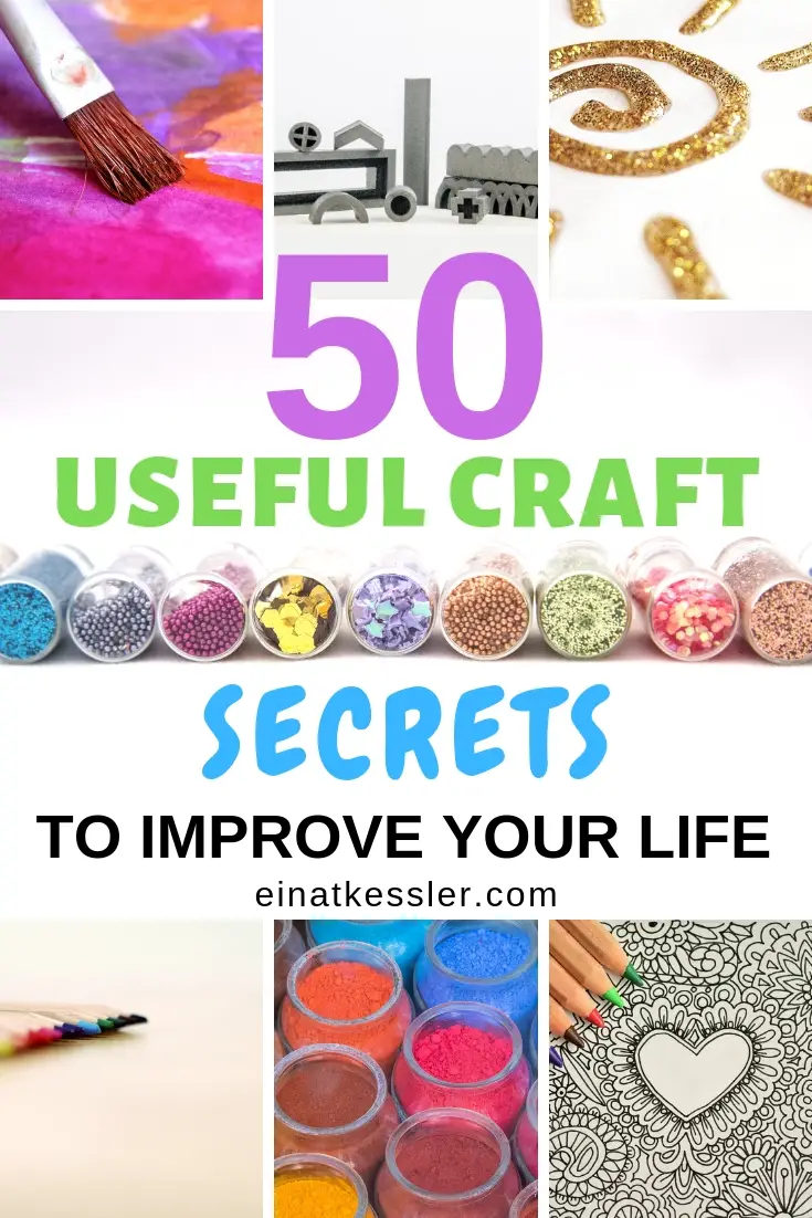 50 useful craft secrets photo collage