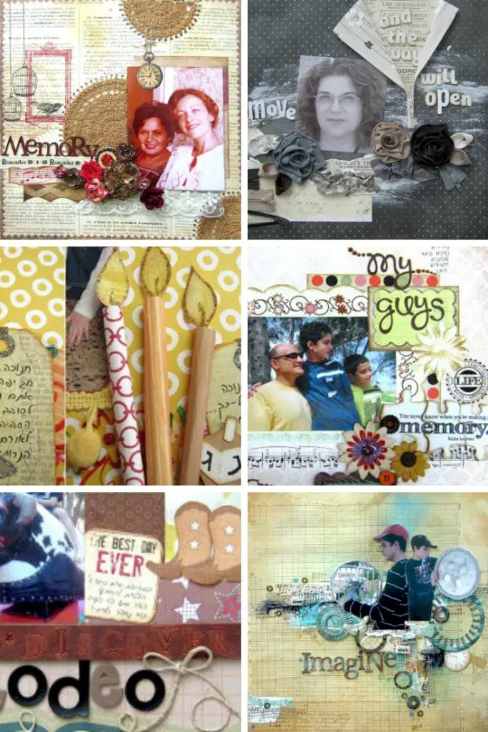 embellishments for scrapbook page ideas