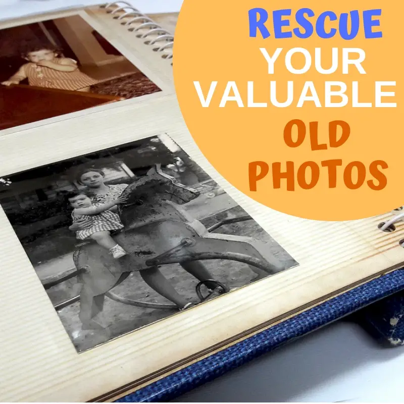 Create a rustic photo album cover using heat transfer vinyl!