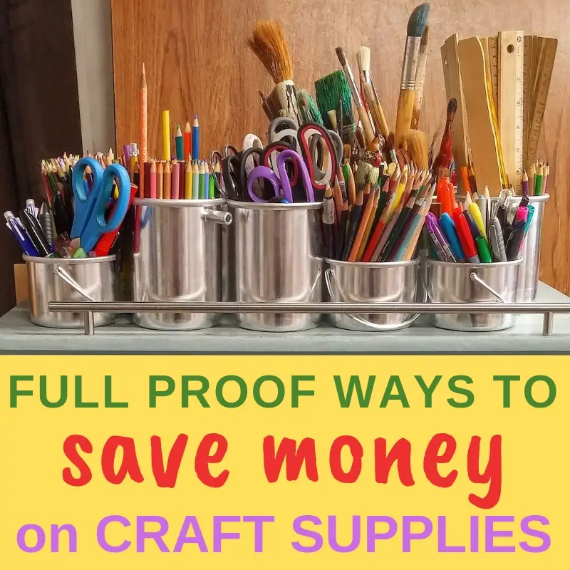 budget craft supplies