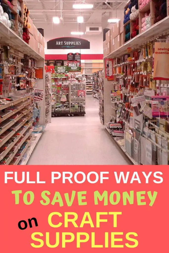 How to Save Money on Craft Supplies - The Homes I Have Made