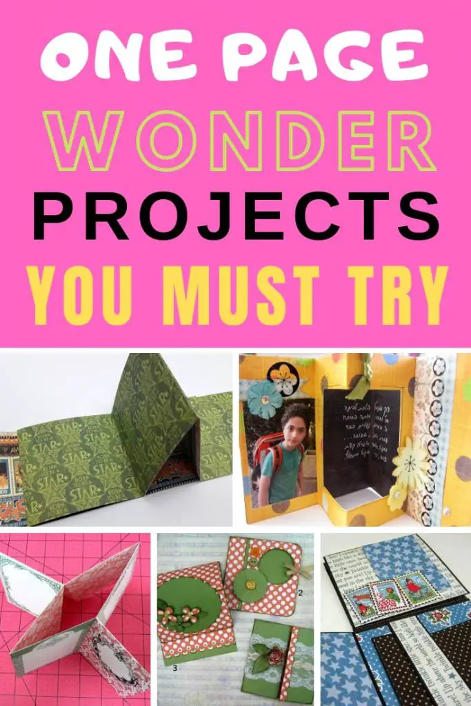 The complete guide to one page wonder projects you must know