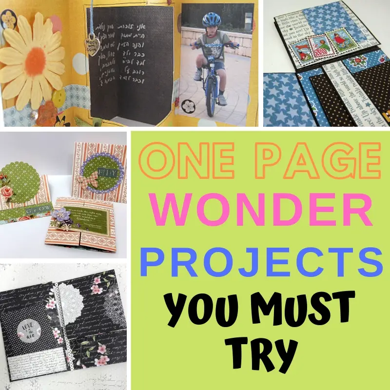 The complete guide to one page wonder projects you must know