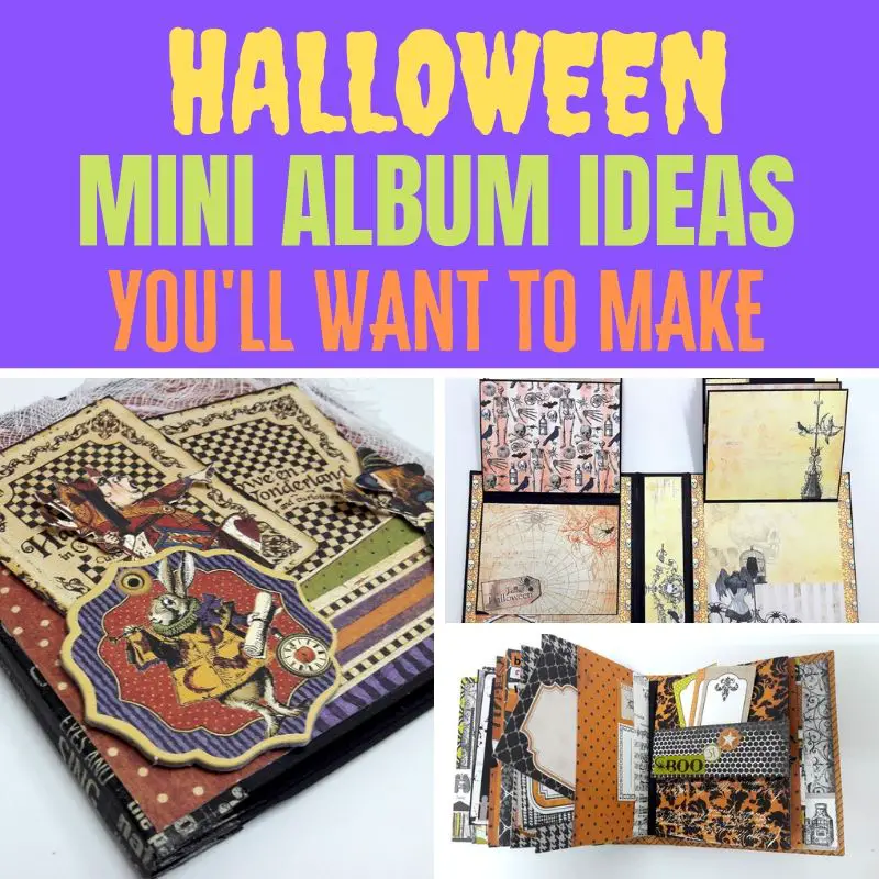 Craft Room Secrets: Halloween scrapbook mini album