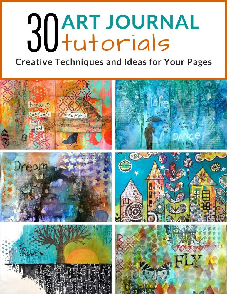 Mixed Media Art Journaling: For Beginners - Different technique for each  page